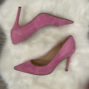 Sam Edelman Hazel pink suede pointed toe pumps size 5